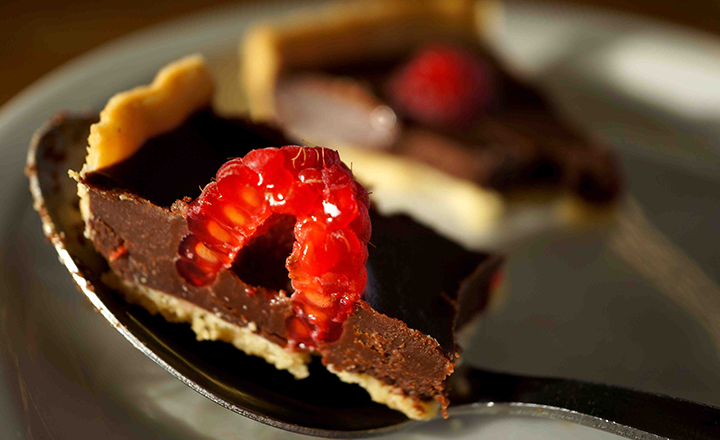 Chocolate & Raspberry Tart – something luscious for your Valentine?